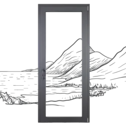 Finestra in alluminio Ecofutural