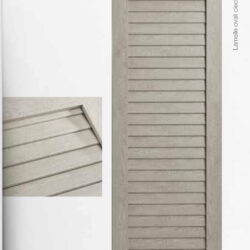 Persiana stecca fissa tonda Luna