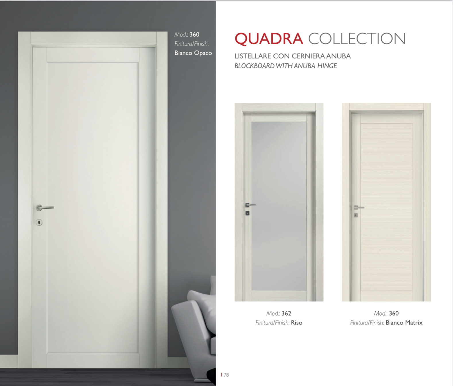 Porta interna Idoor Quadra - immagine 2